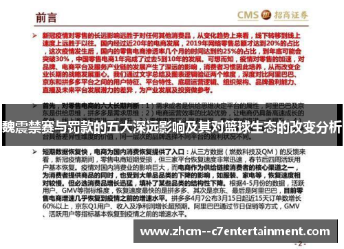 魏震禁赛与罚款的五大深远影响及其对篮球生态的改变分析